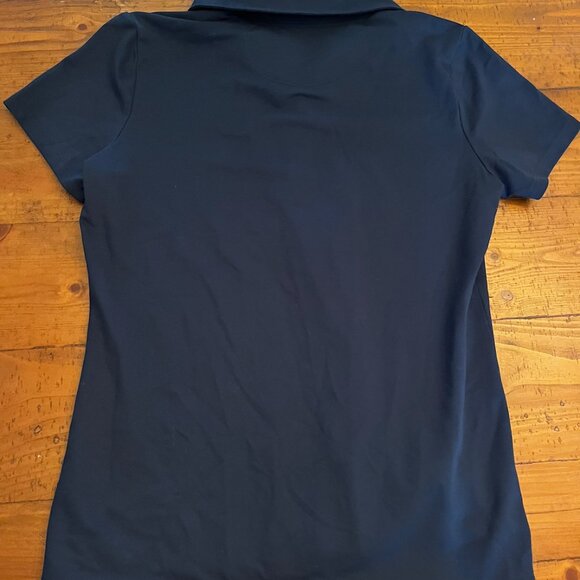 L.L. Bean Slightly Fit Navy Polo Shirt - Picture 2 of 5